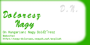 doloresz nagy business card